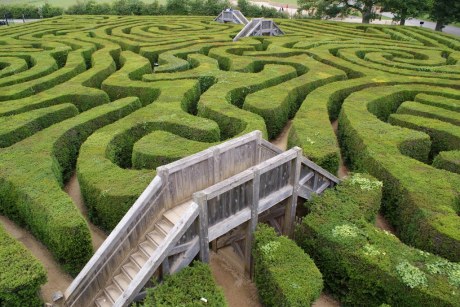 creare labirinto in giardino